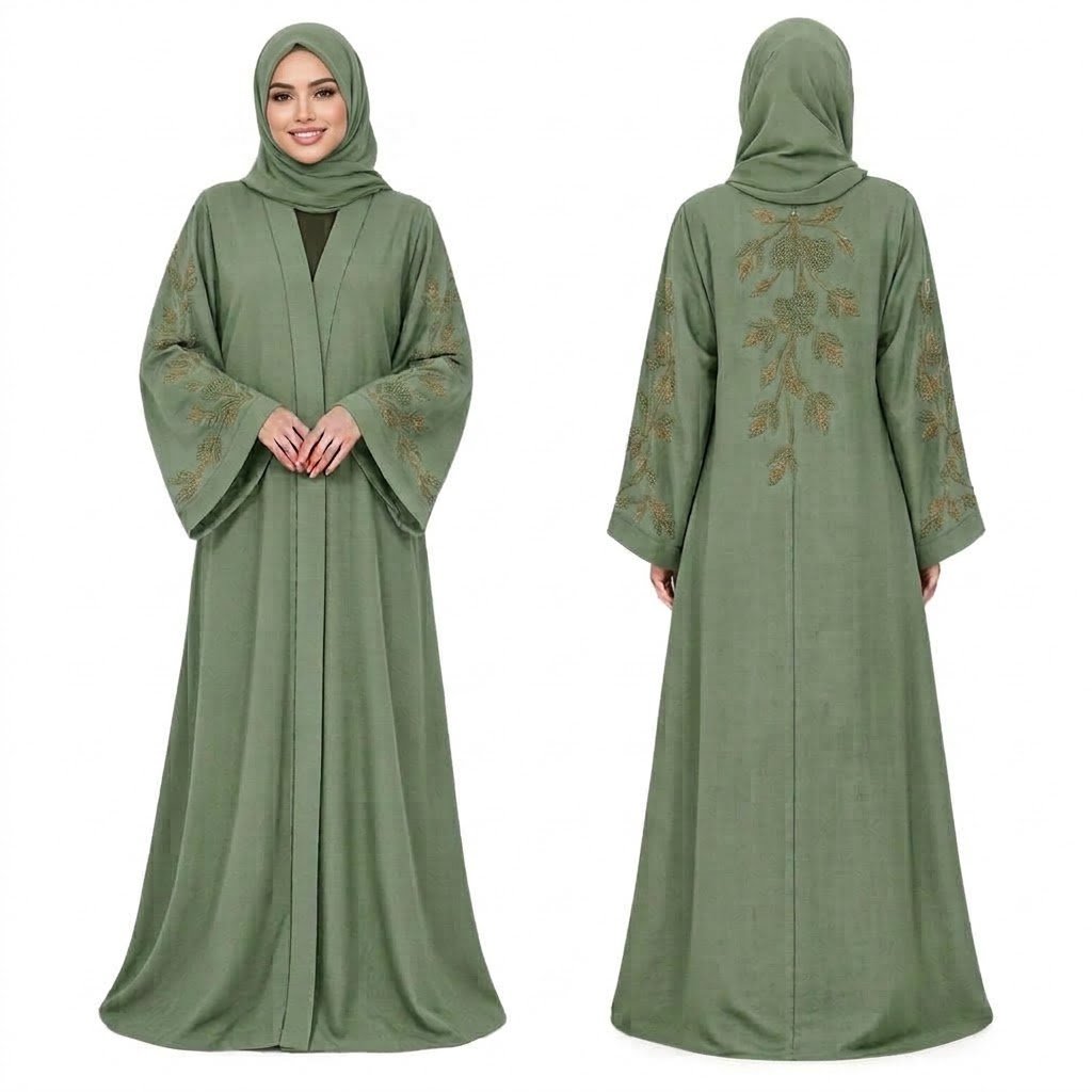 Zoom Fabric Abaya